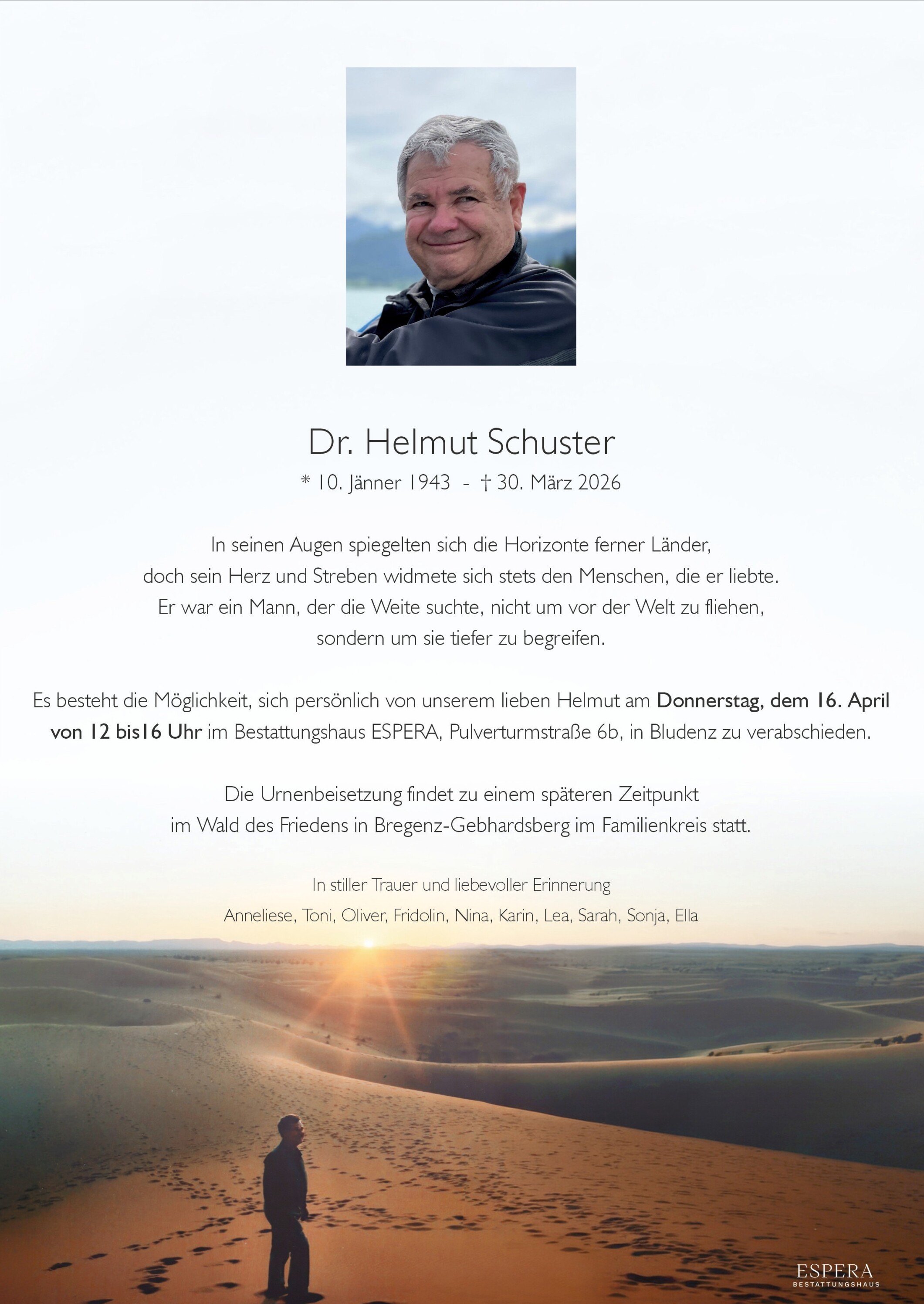 Dr. Helmut Schuster